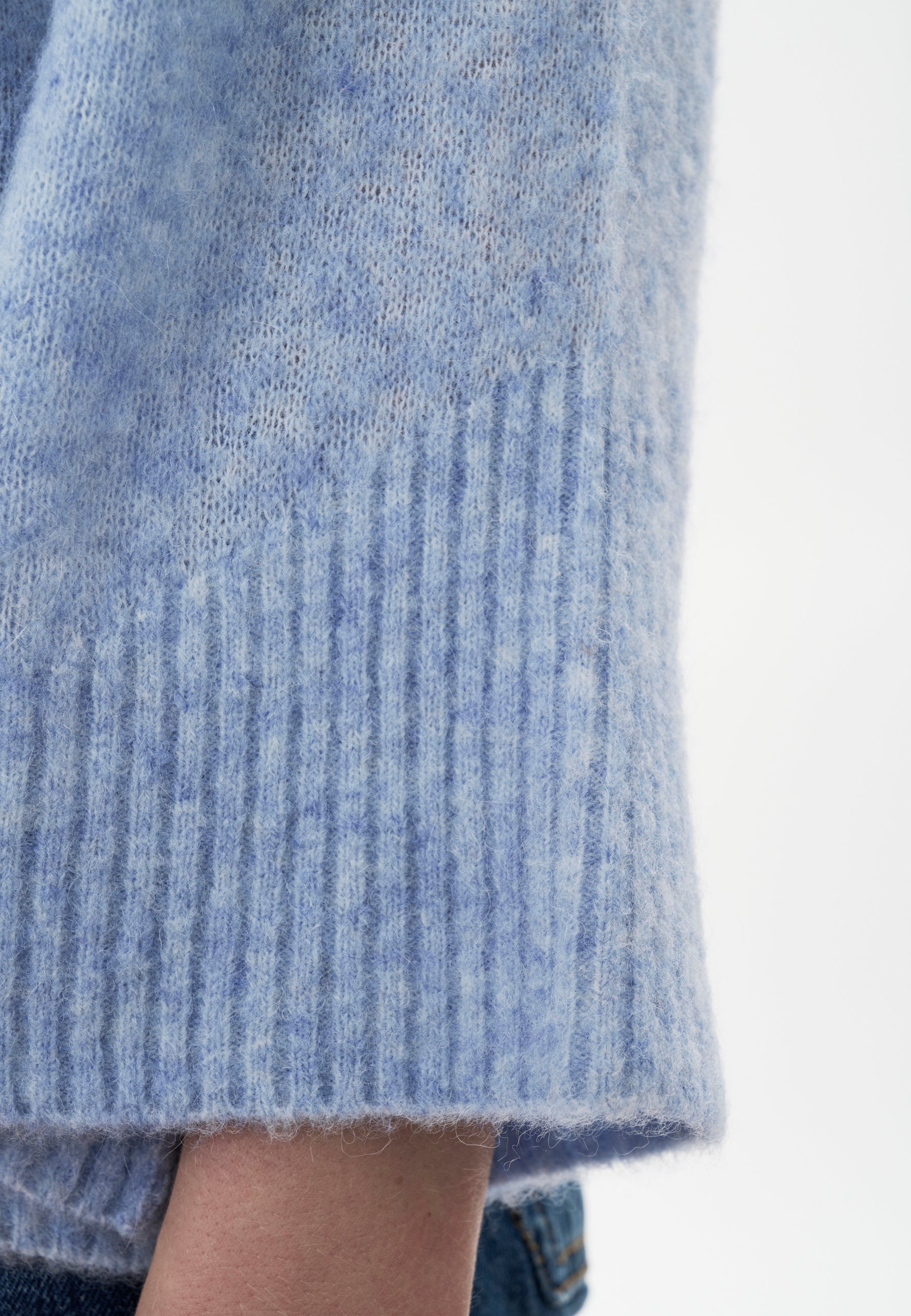 Lind LiAgusta Knit Pullover 5002 Light Blue Melange