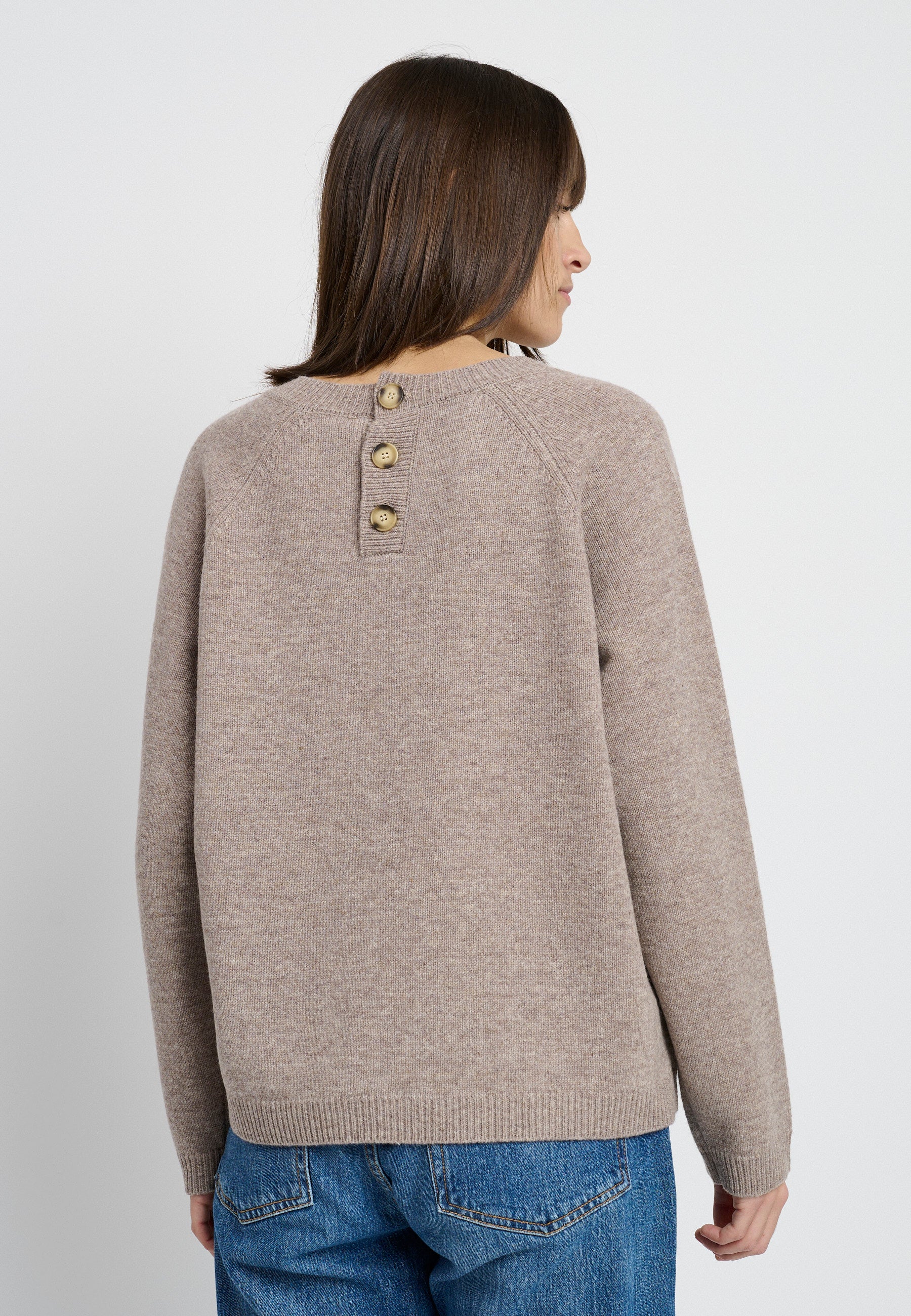 Lind LiEva Knit Pullover 1321 light brown melange