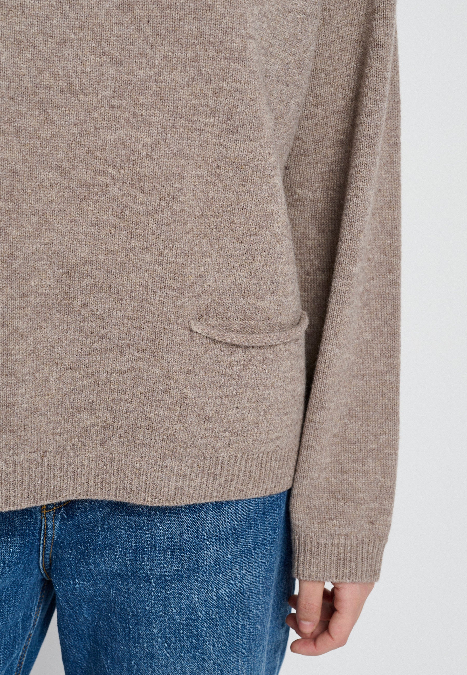 Lind LiEva Knit Pullover 1321 light brown melange