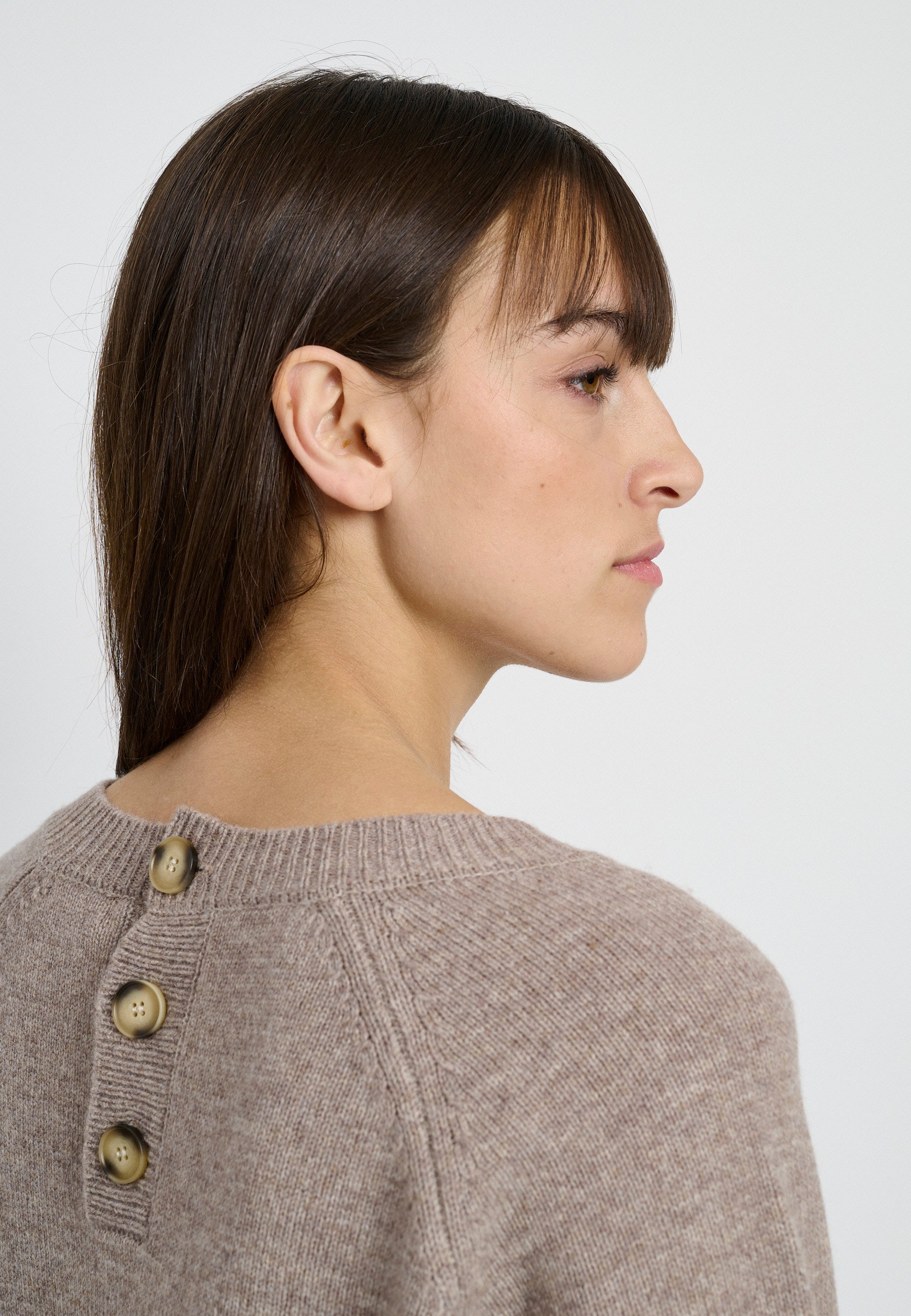 Lind LiEva Knit Pullover 1321 light brown melange