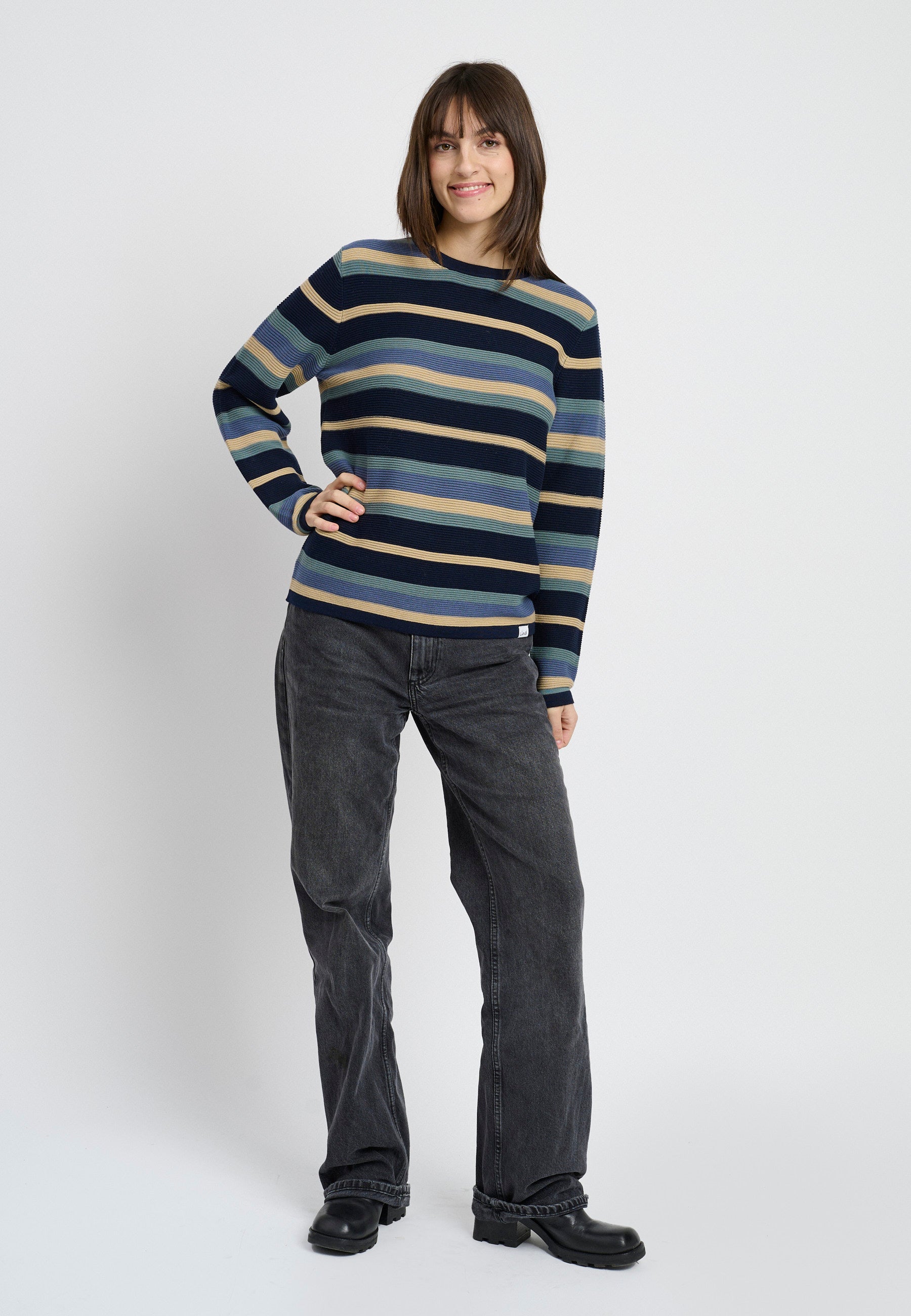 Lind LiFaya Knit Pullover 5999 NAVY BLUE