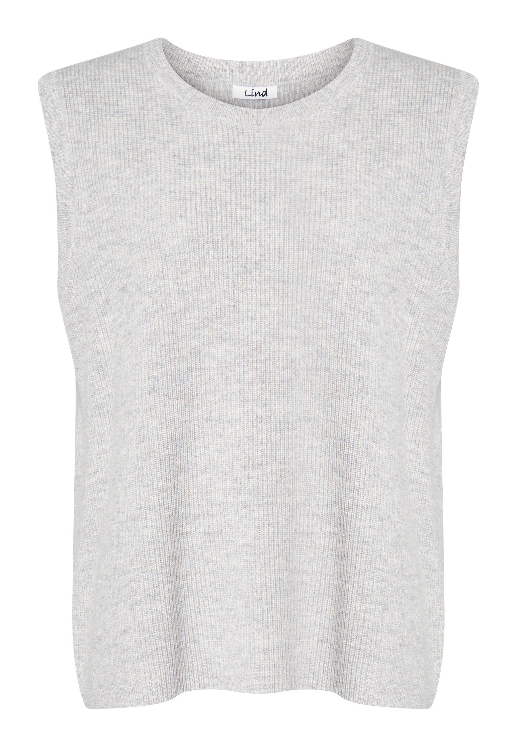 Lind LiFika Knit Pullover 9450 LIGHT GREY MELANGE