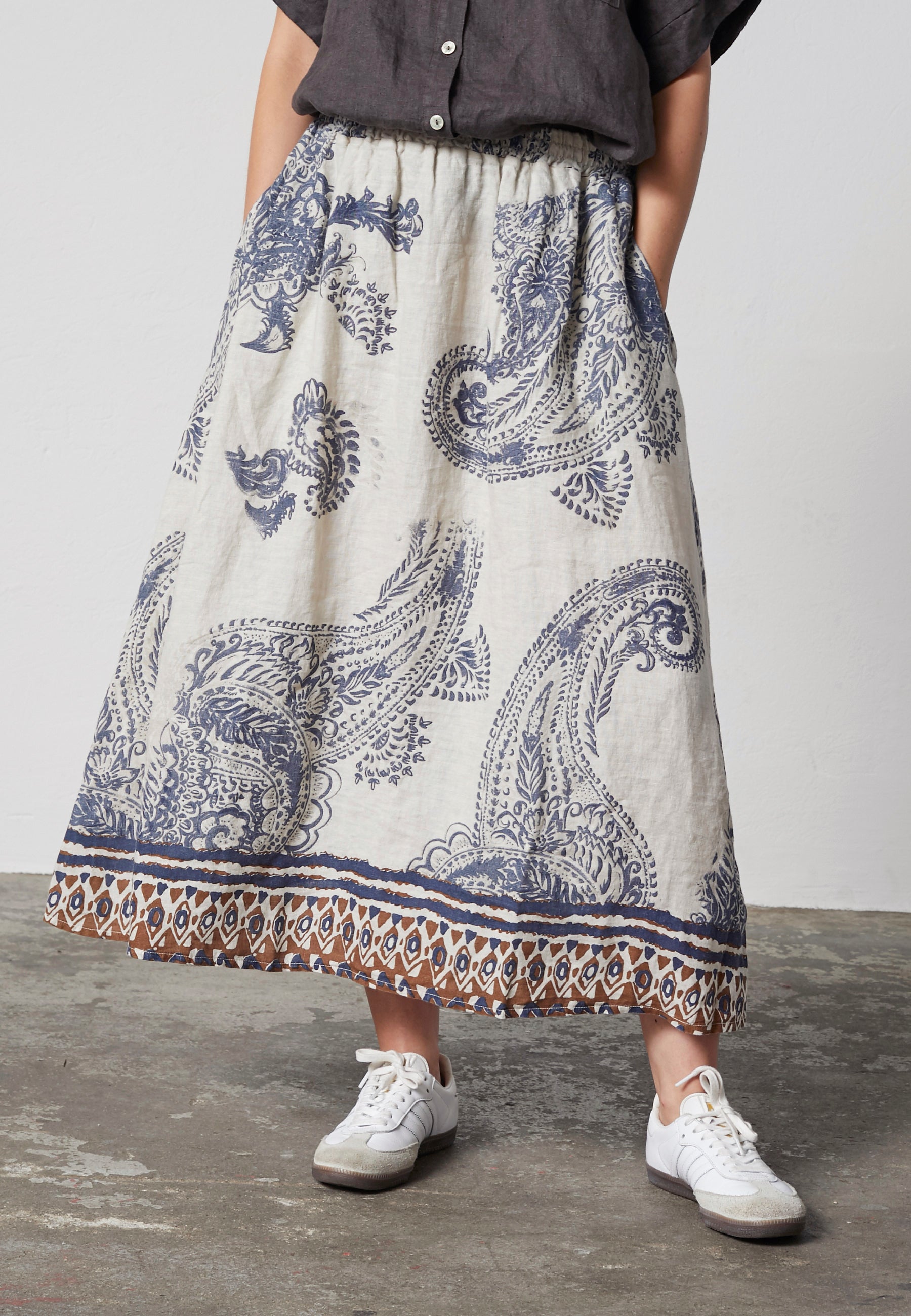 Lind LiHanna Nederdele 5001 DENIM LIGHT BLUE