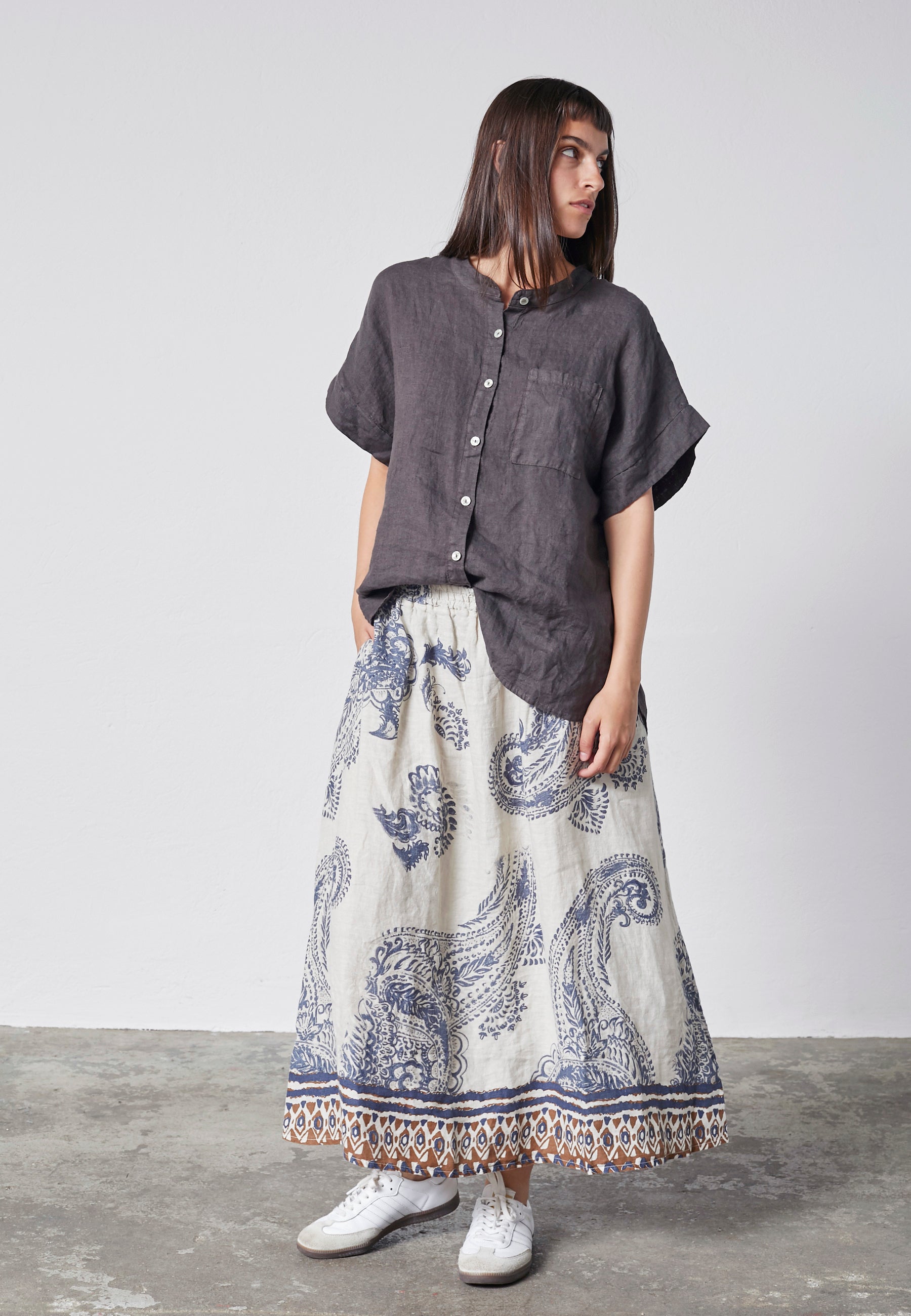 Lind LiHanna Nederdele 5001 DENIM LIGHT BLUE