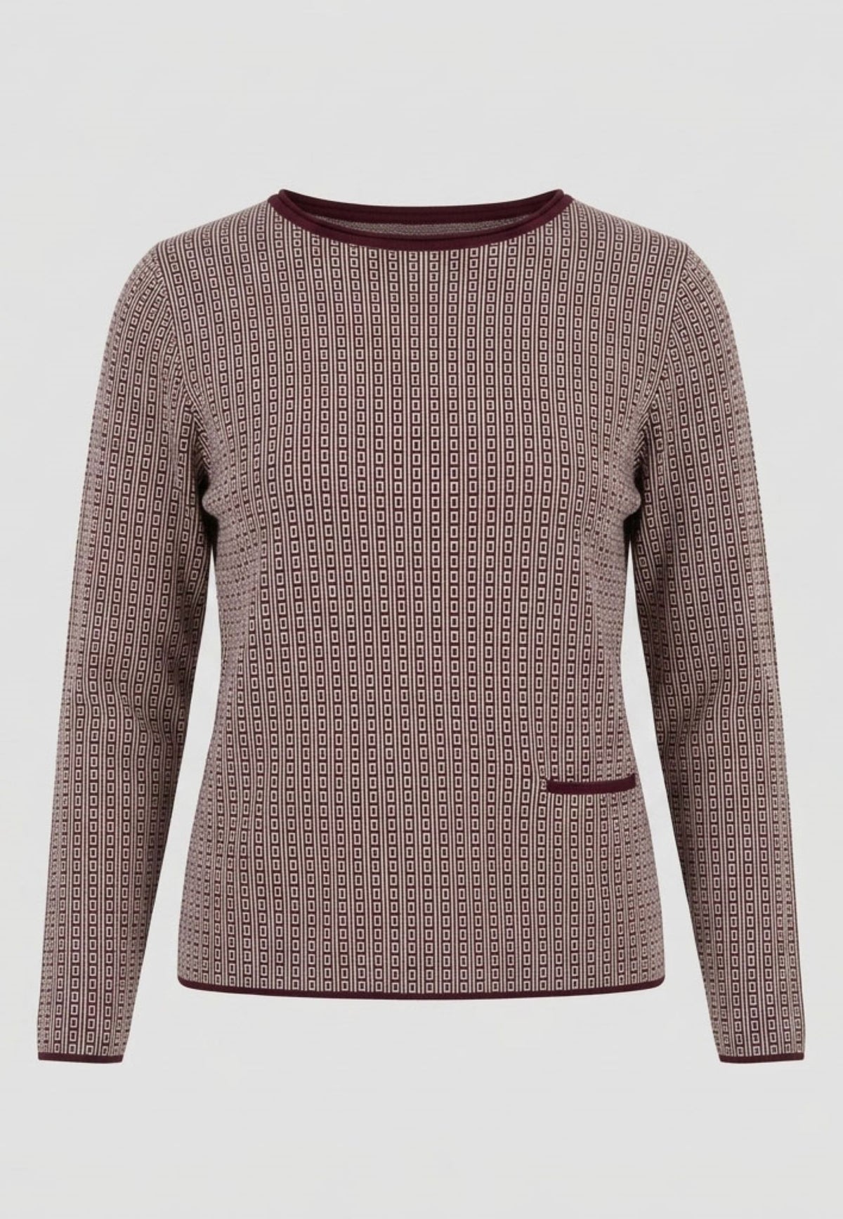Lind LiJuliet Knit Pullover 2502 Wine Red