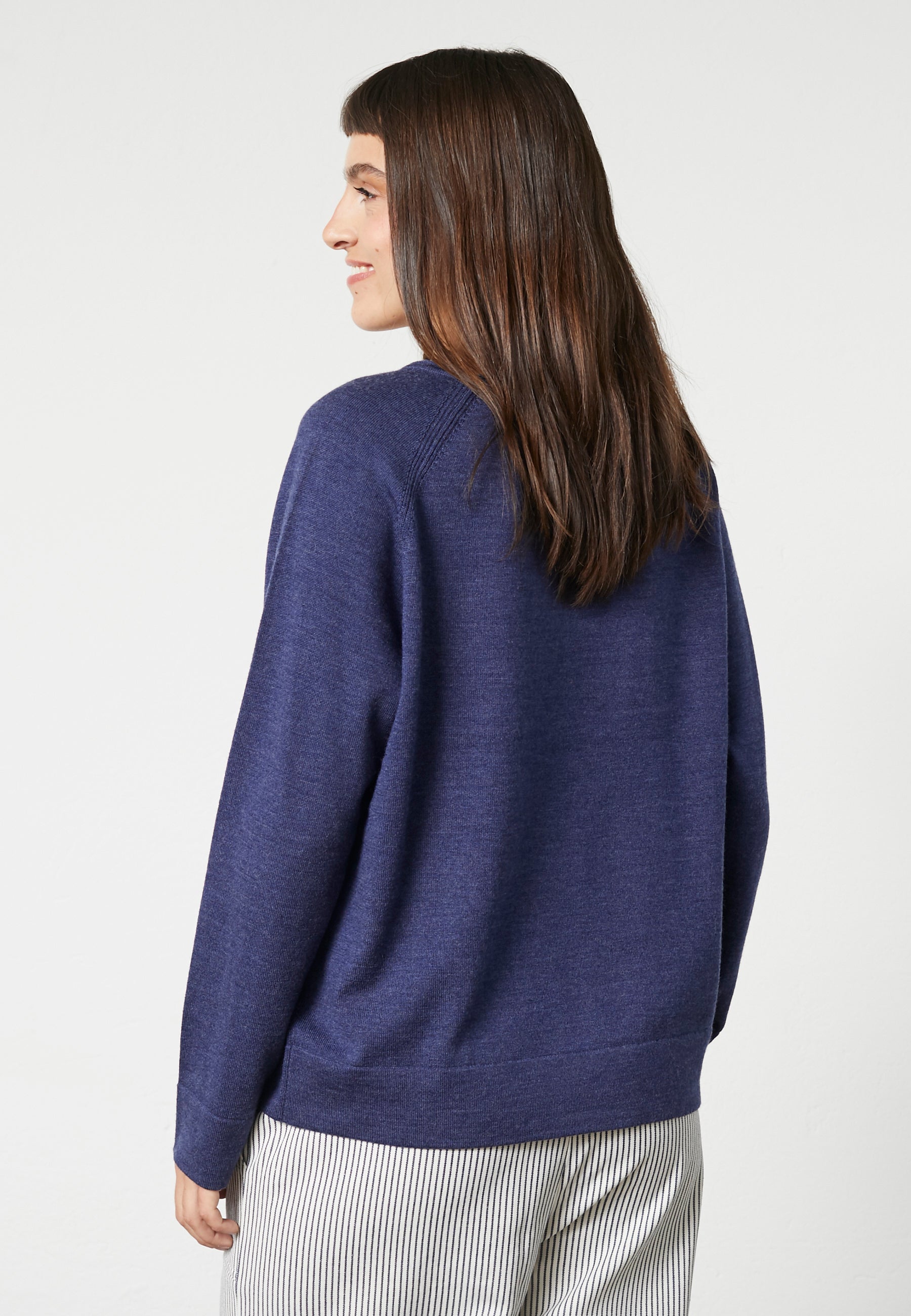 Lind LiKarin Knit Pullover 5650 blue melange