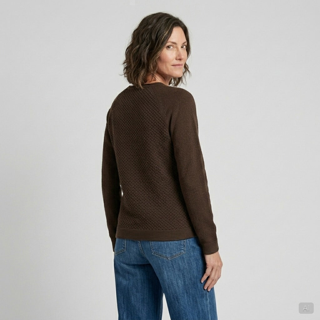 Lind LiKate Knit Pullover 1500 BROWN