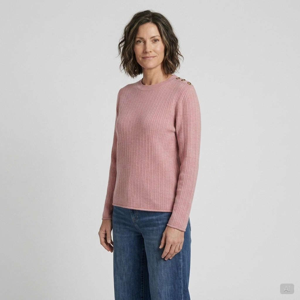 Lind LiLeah Knit Pullover 1809 Rose melange