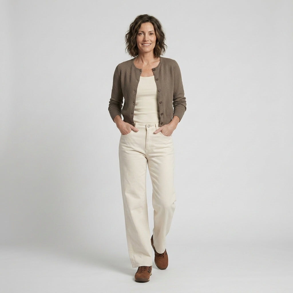 Lind LiLivia Knit Cardigan 1300 Taupe