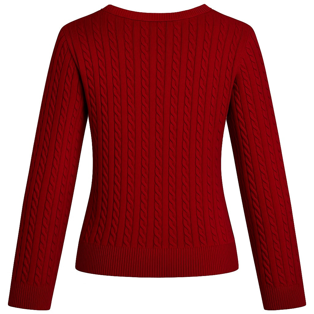 Lind LiSibyl Knit Pullover 2000 LIGHT RED