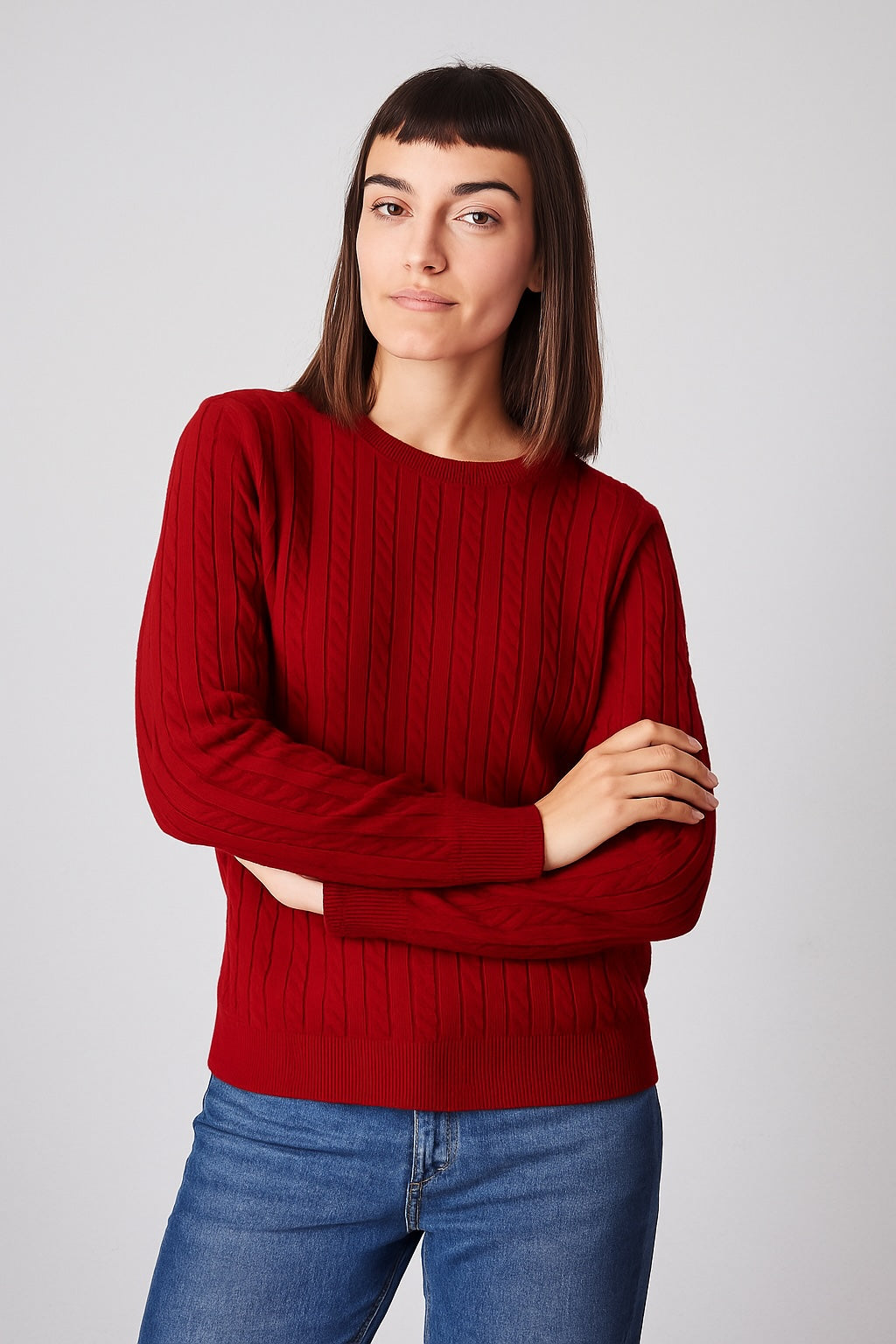 Lind LiSibyl Knit Pullover 2000 LIGHT RED