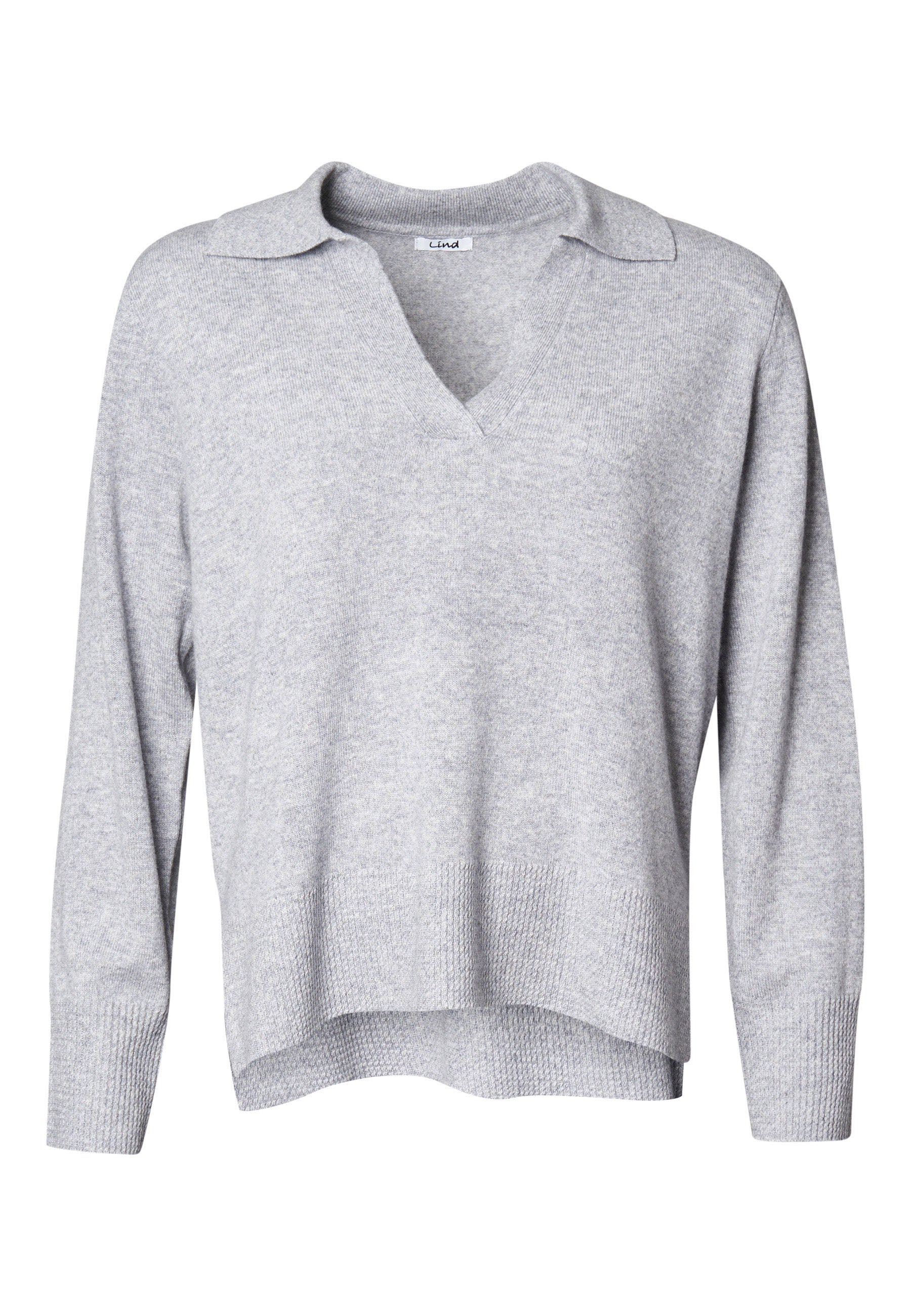 Lind LiSif Knit Pullover 9450 LIGHT GREY MELANGE