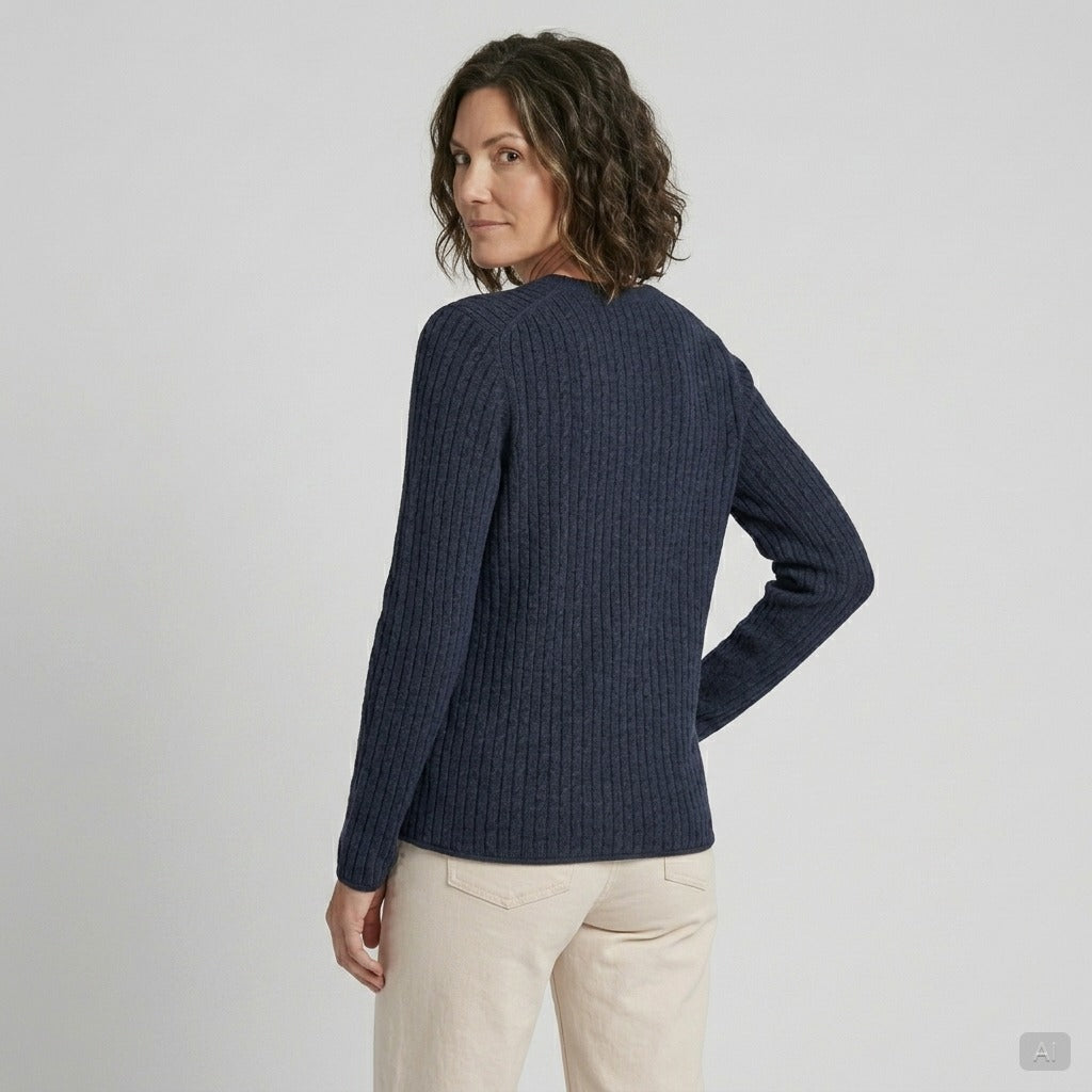 Lind LiTania Knit Pullover 5999 NAVY BLUE