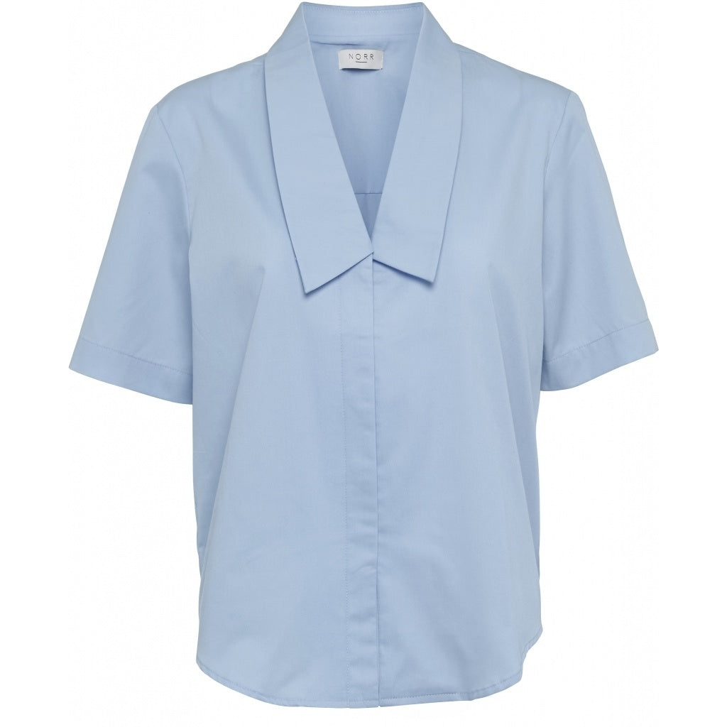 NORR Lillian shirt Skjorter og bluser Light blue