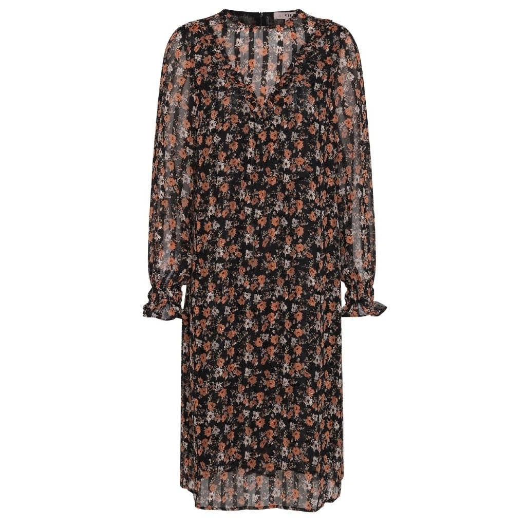 A-View Lise dress Dress Orange flower