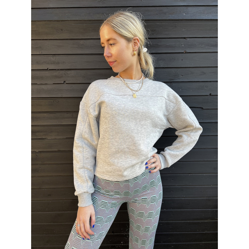 Costamani Logo Sweatshirt Sweatshirt Grey melange