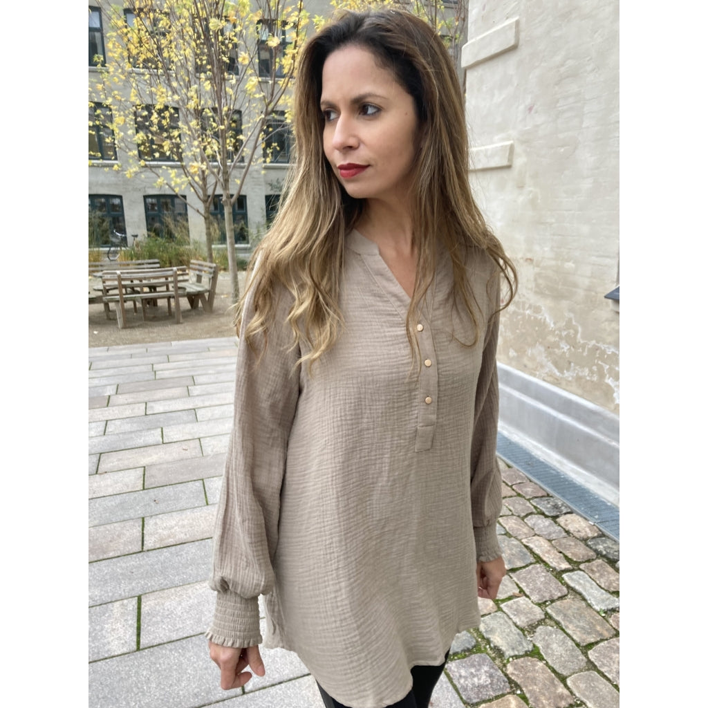 Prepair Lua blouse Skjorter og bluser Sand