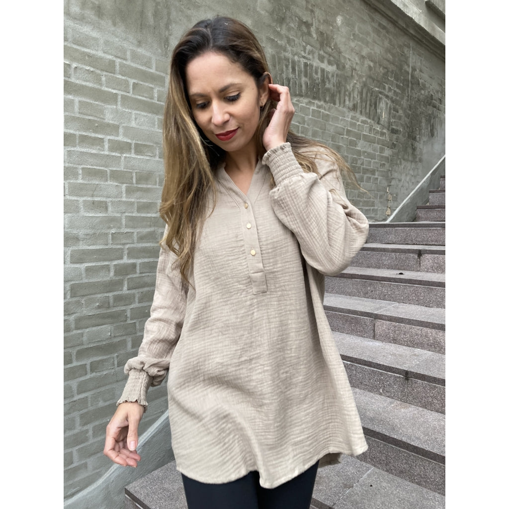 Prepair Lua blouse Skjorter og bluser Sand