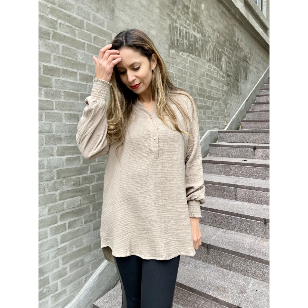 Prepair Lua blouse Skjorter og bluser Sand