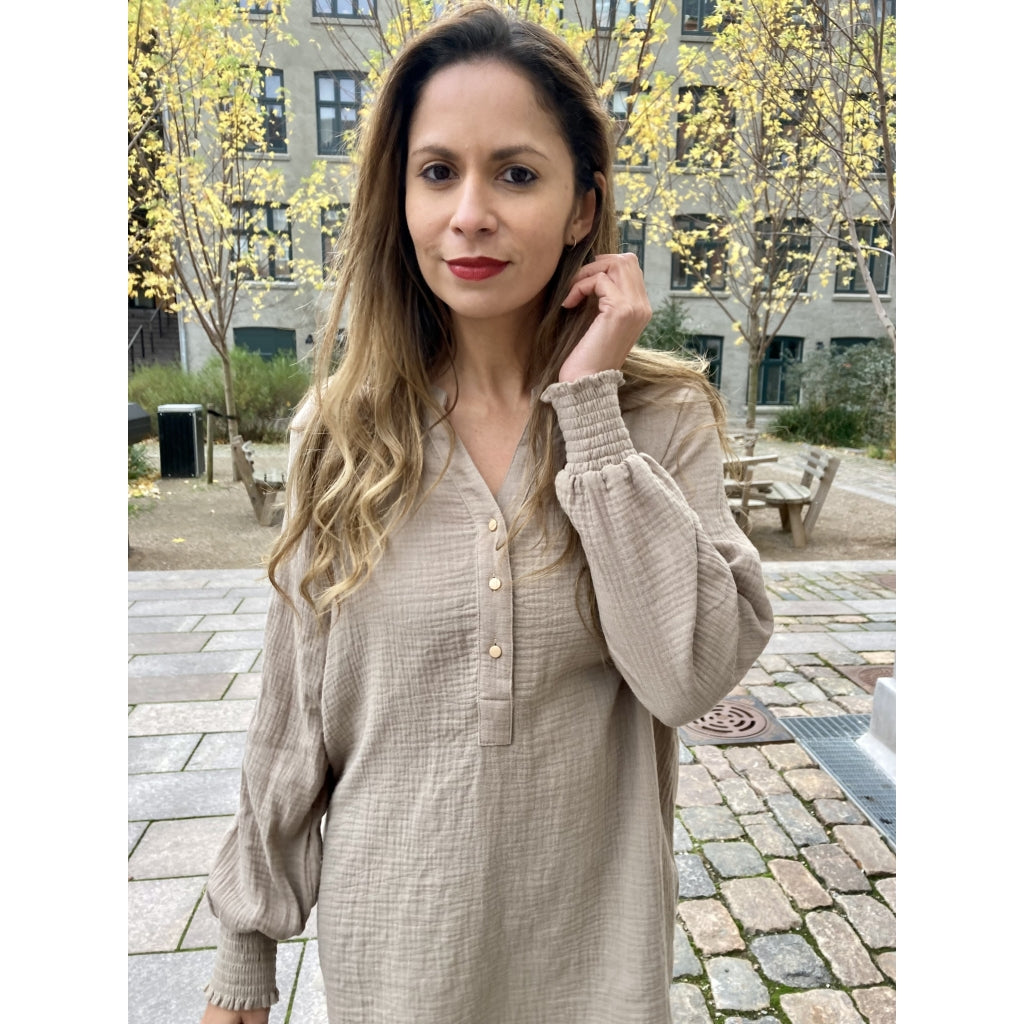 Prepair Lua blouse Skjorter og bluser Sand