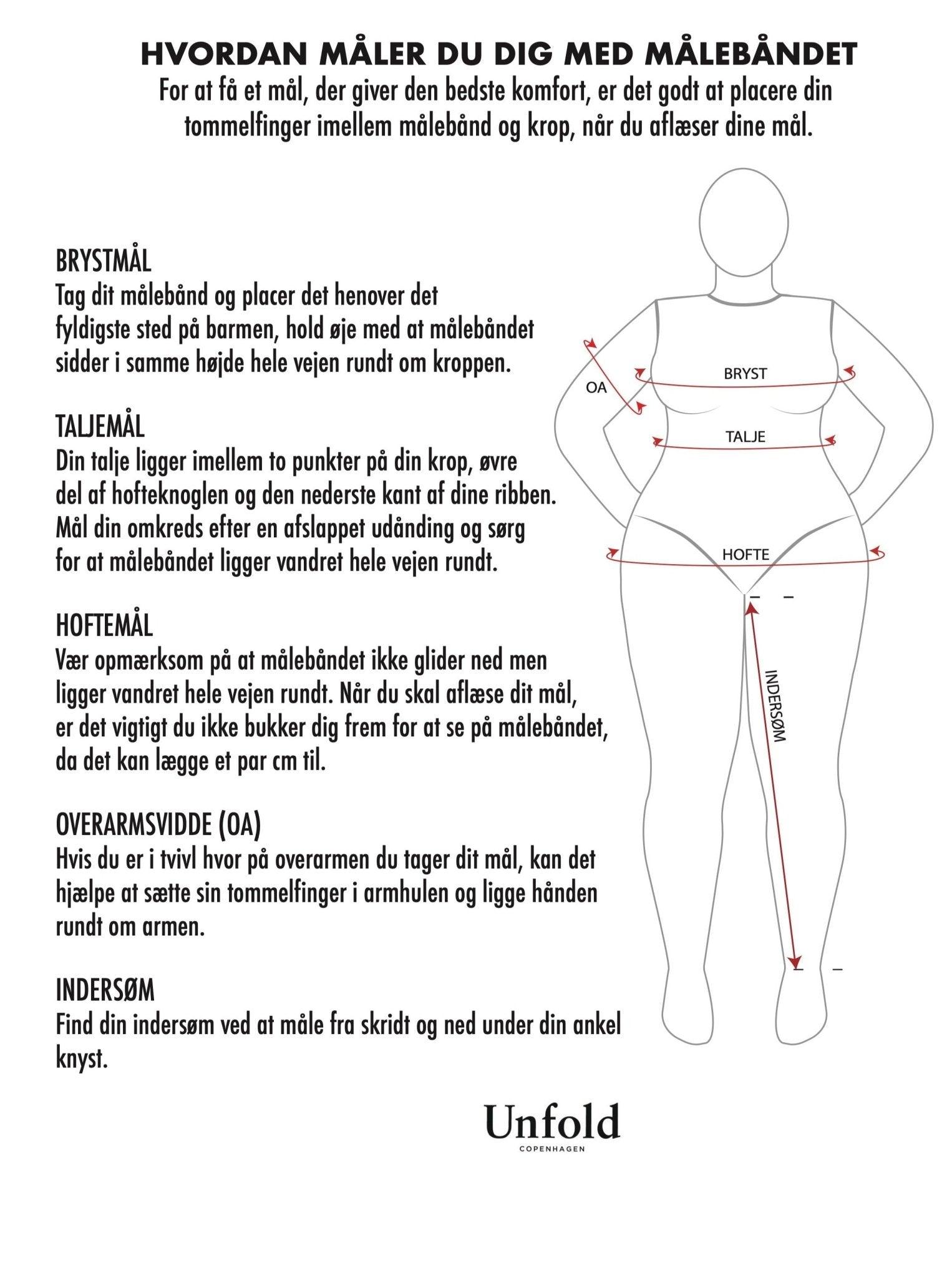 Mary vandfaldsbluse i cremefarve - Damernes Outlet