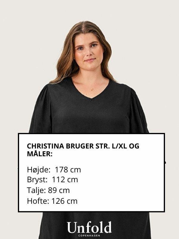 Maisy bluse i grøn twill viscose - Damernes Outlet
