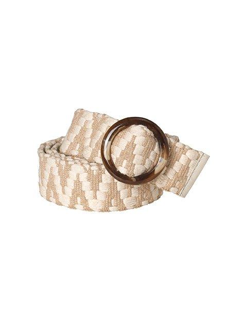 Manja bælte i beige - Damernes Outlet