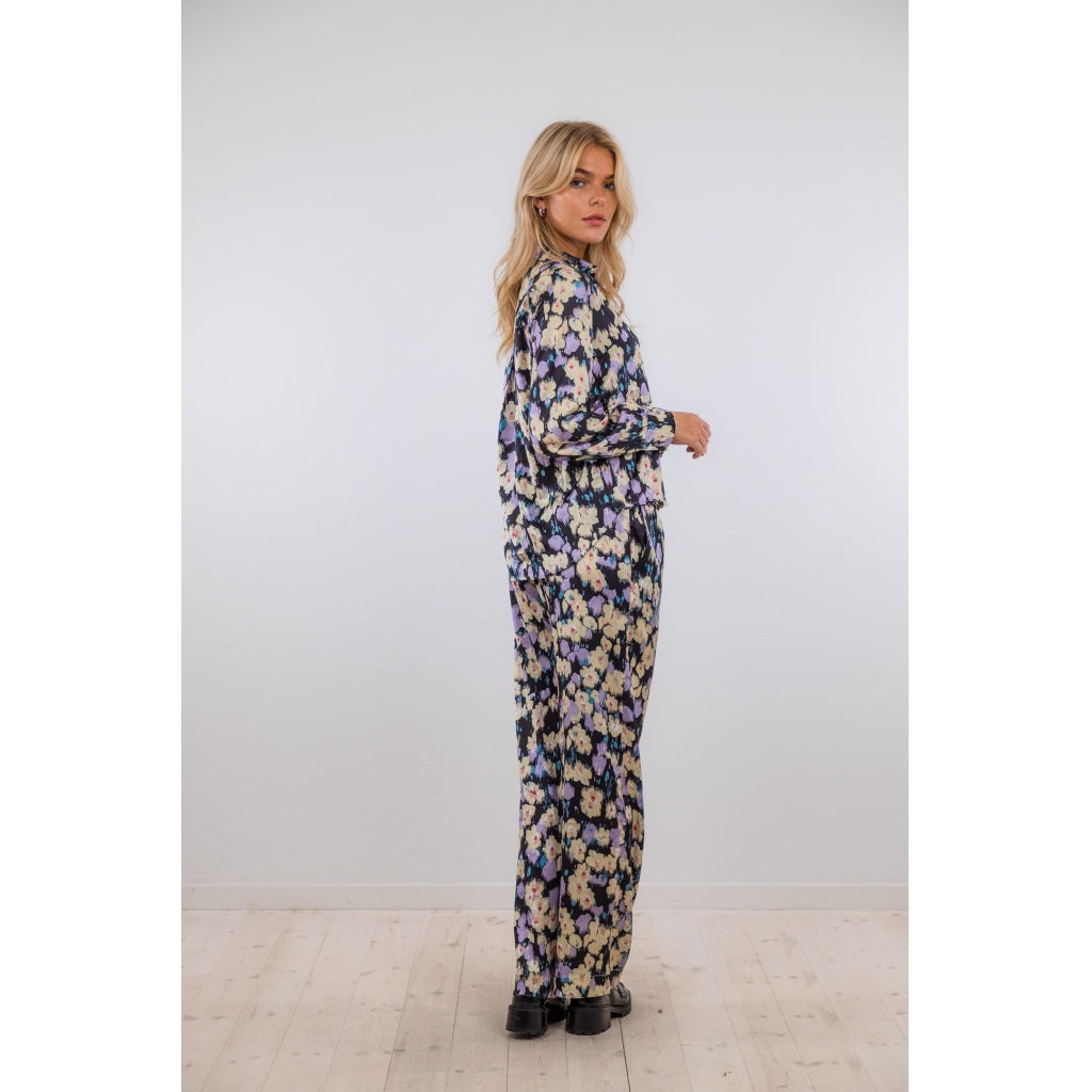 Neo Noir Maze graphic botanic shirt Skjorter og bluser Lavender