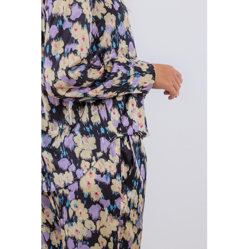 Neo Noir Maze graphic botanic shirt Skjorter og bluser Lavender