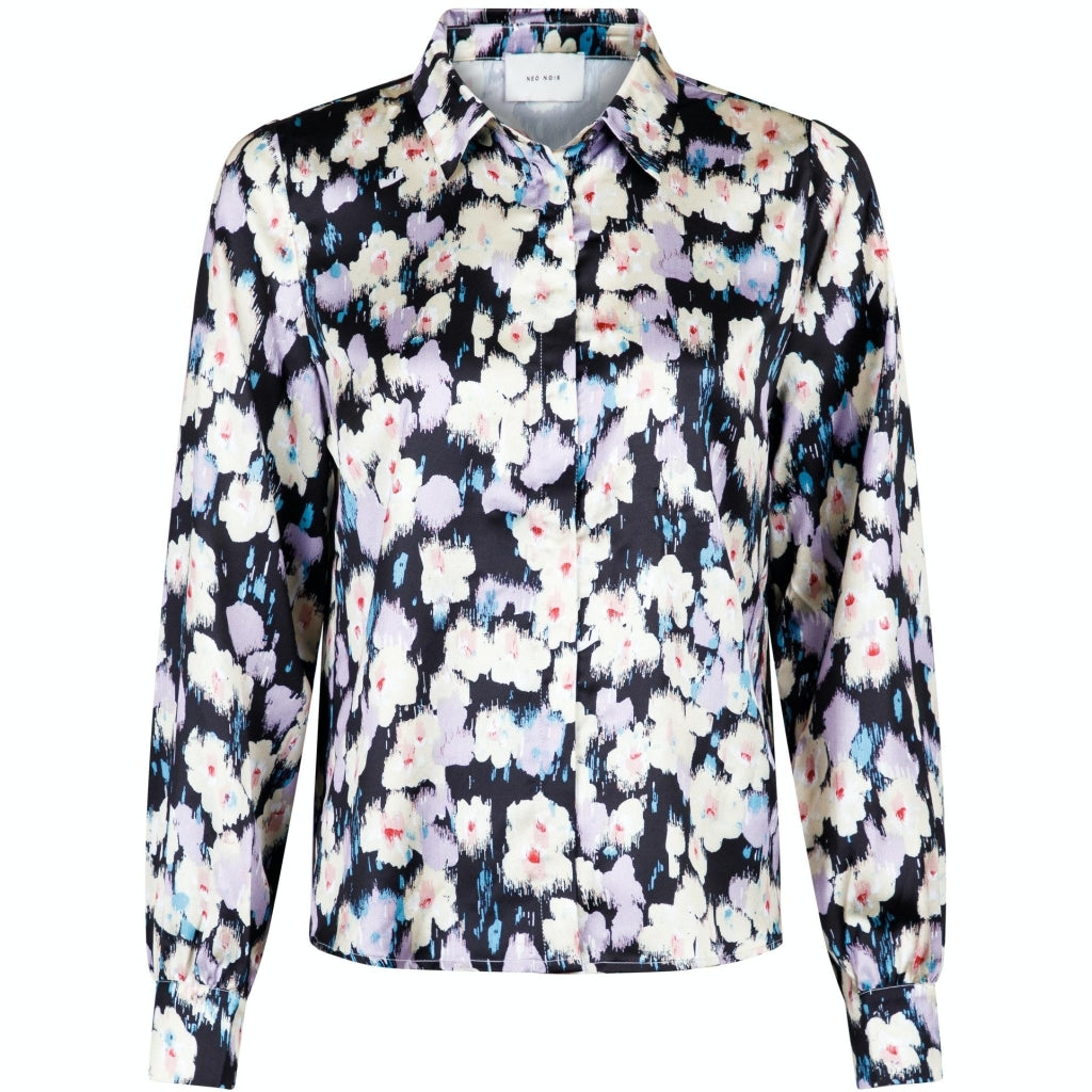Neo Noir Maze graphic botanic shirt Skjorter og bluser Lavender