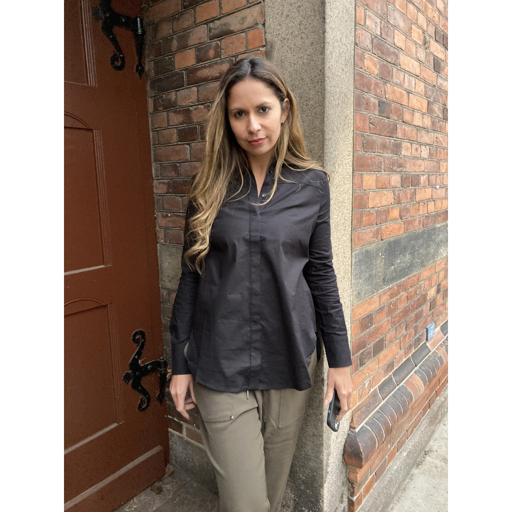 Continue Melia solid shirt Skjorter og bluser Black