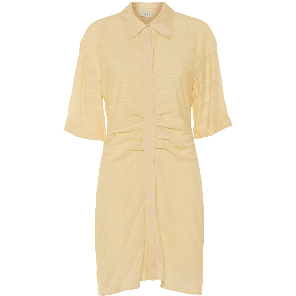 NORR Mira shirt dress Skjorter og bluser Champagne
