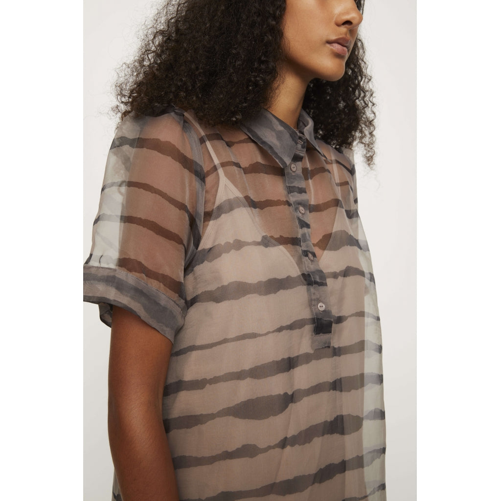 Just Female Moca polo dress Dress Fungi