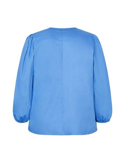 Mona bluse i lavendelblå - Damernes Outlet