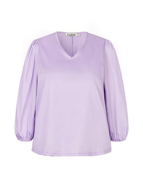 Mona bluse i lys lilla - Damernes Outlet