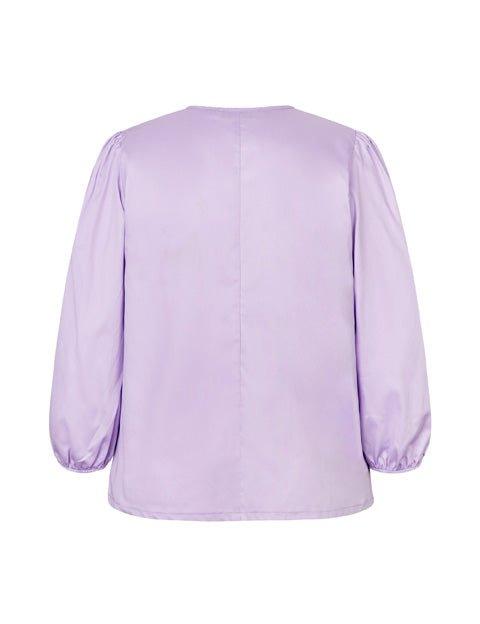 Mona bluse i lys lilla - Damernes Outlet