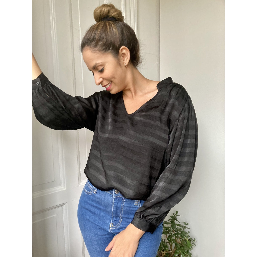 Stella Nova Nan blouse Skjorter og bluser Black