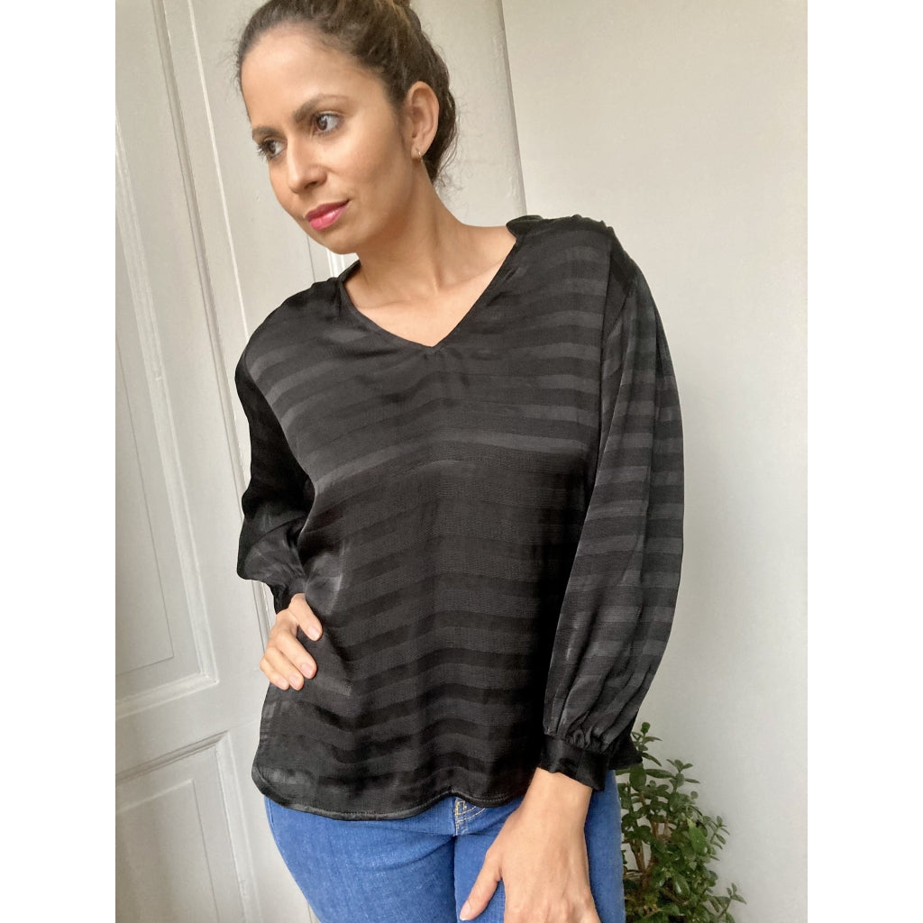 Stella Nova Nan blouse Skjorter og bluser Black