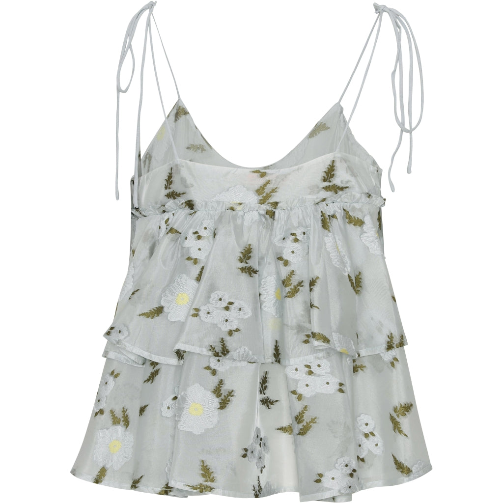 Custommade Olive top Toppe og t-shirts Ballad blue