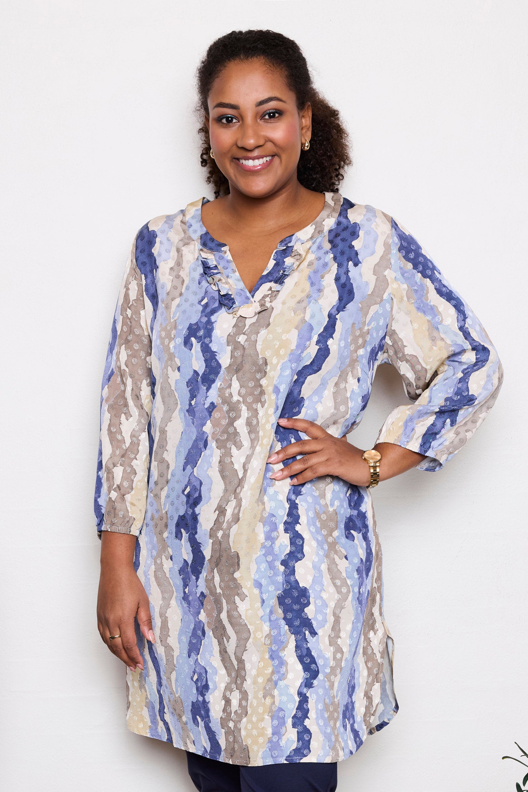 Pont Neuf PNAdora Tea Tunikaer 5275 Denim blue