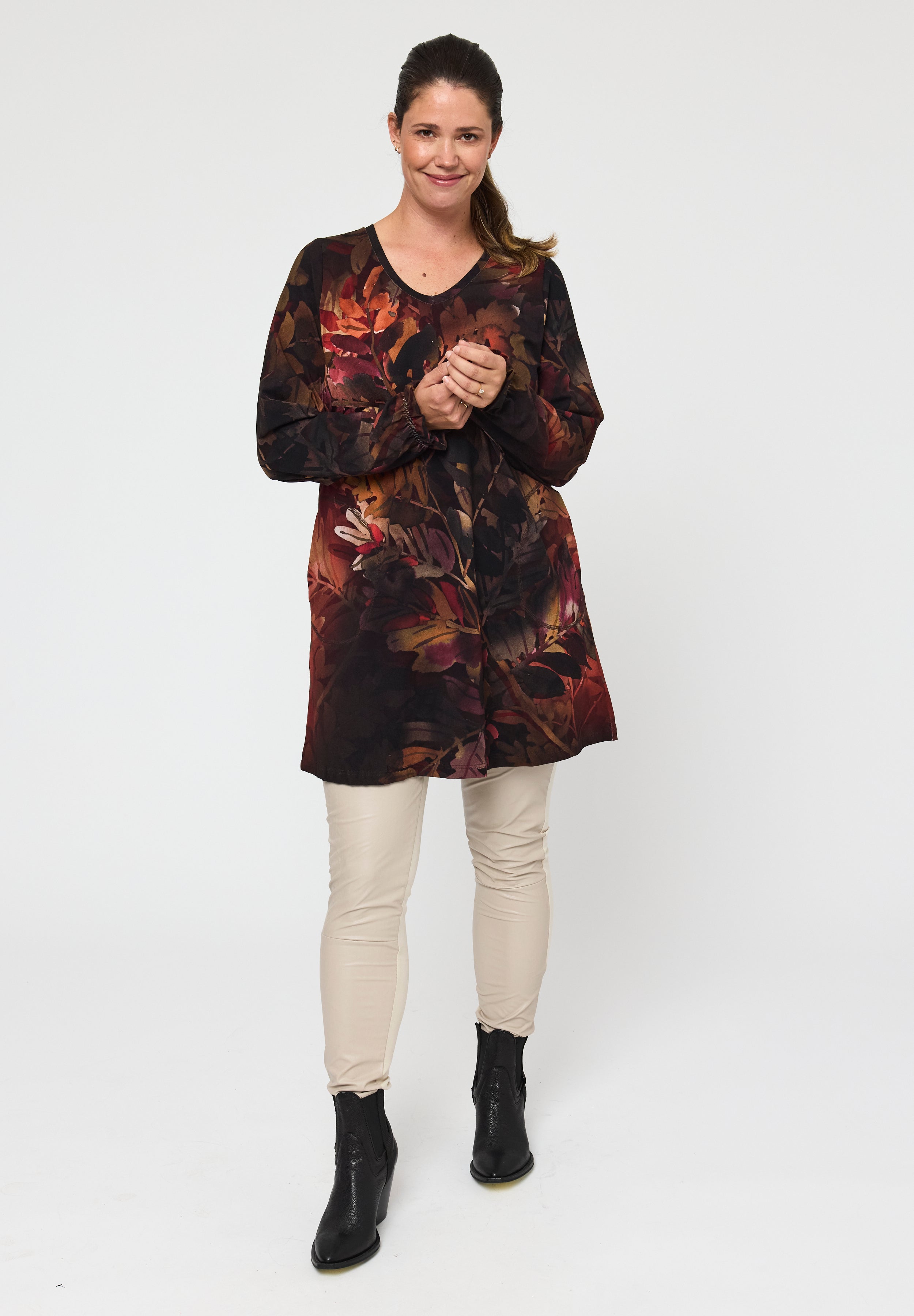 Pont Neuf PNAisa Tunikaer 2999 BORDEAUX RED