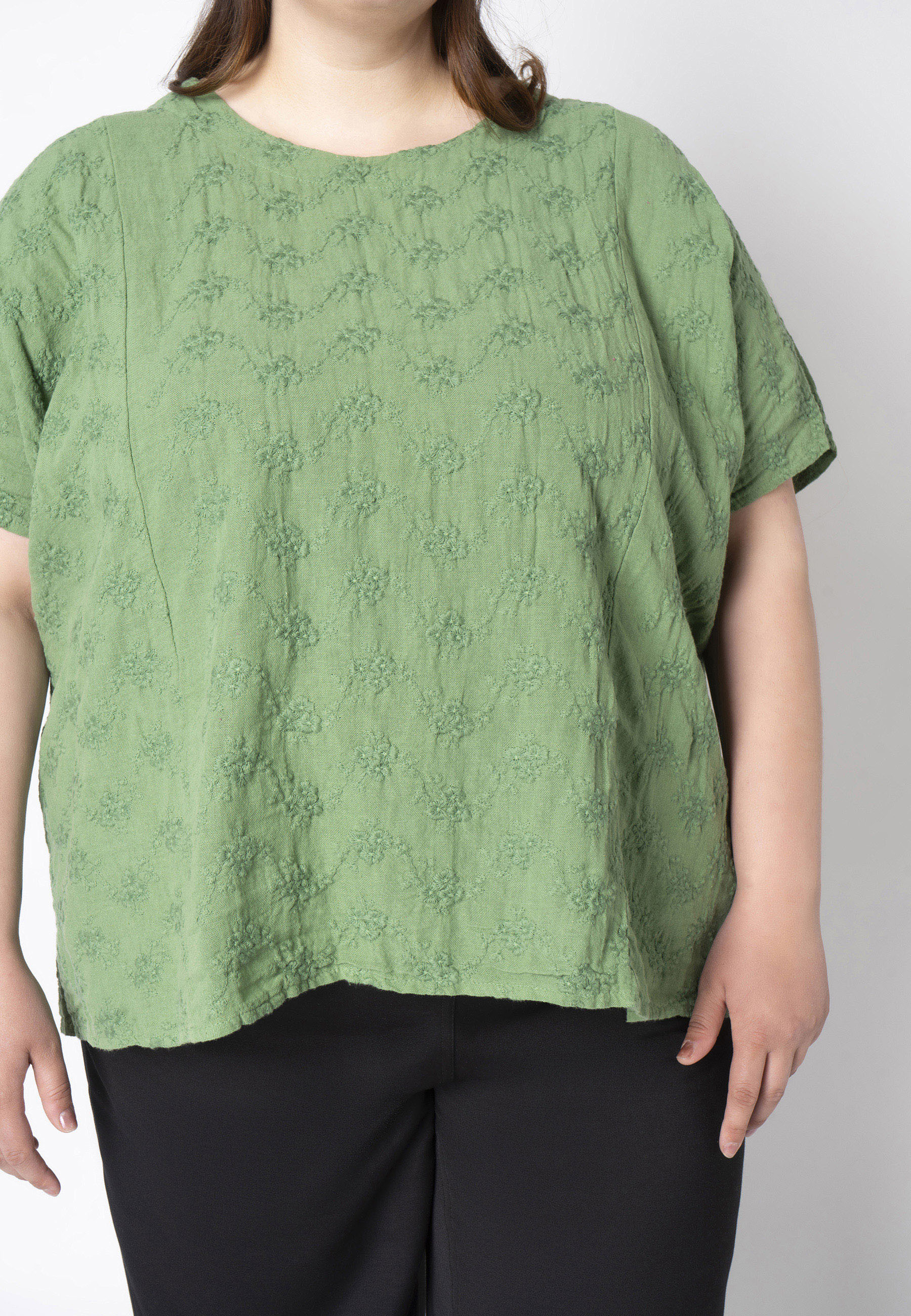Pont Neuf PNBetyl Bluser 838 Grass Green
