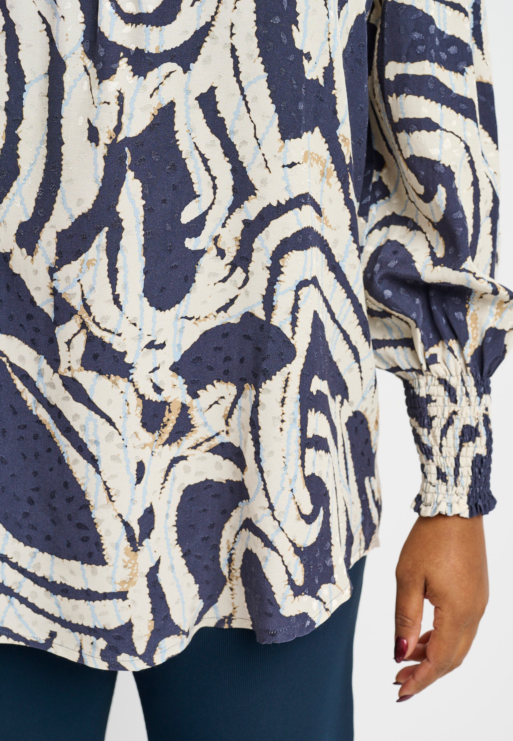 Pont Neuf PNDalvina Bluser 5999 NAVY BLUE