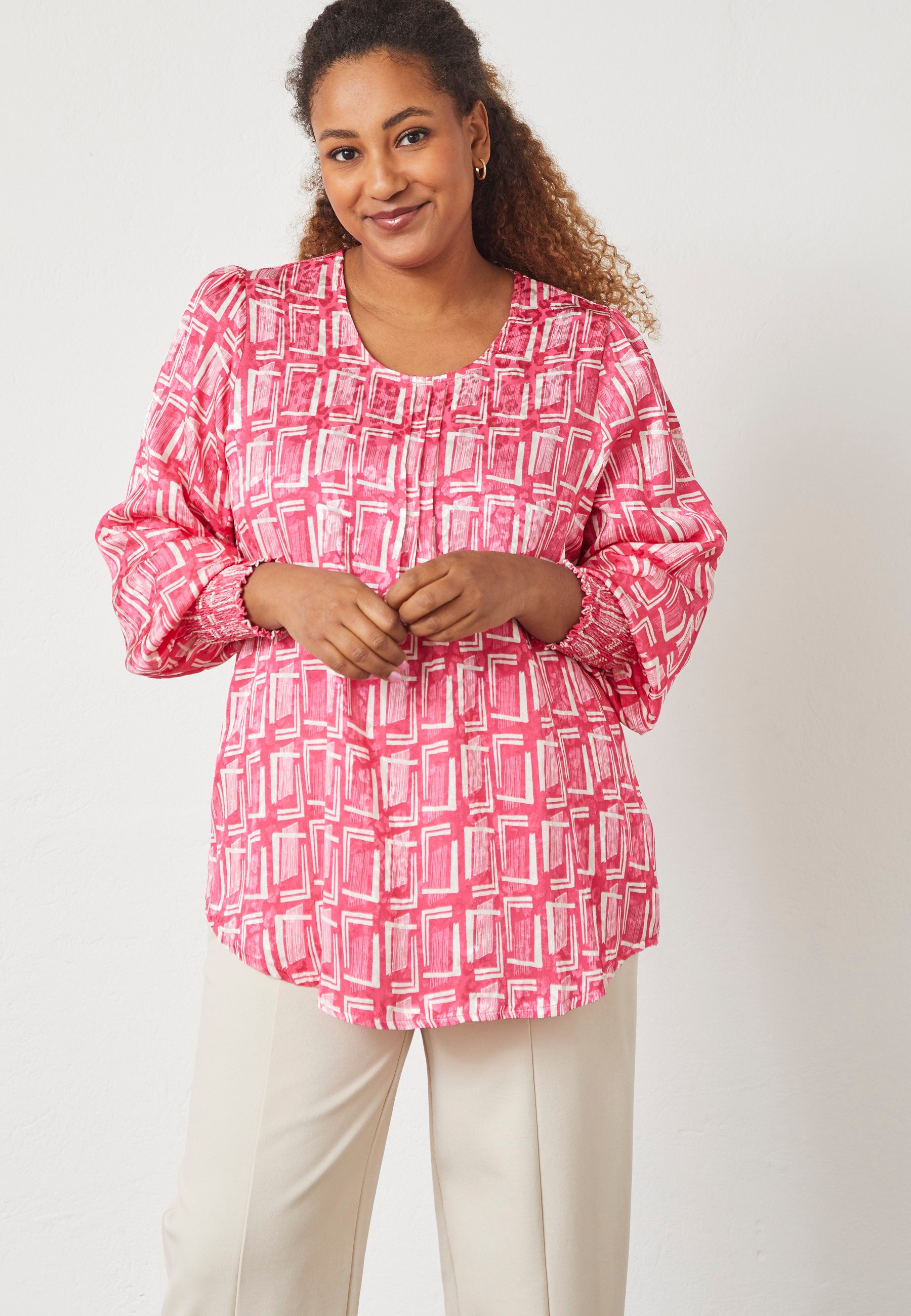 Pont Neuf PNDalvina Bluser 6500 PINK