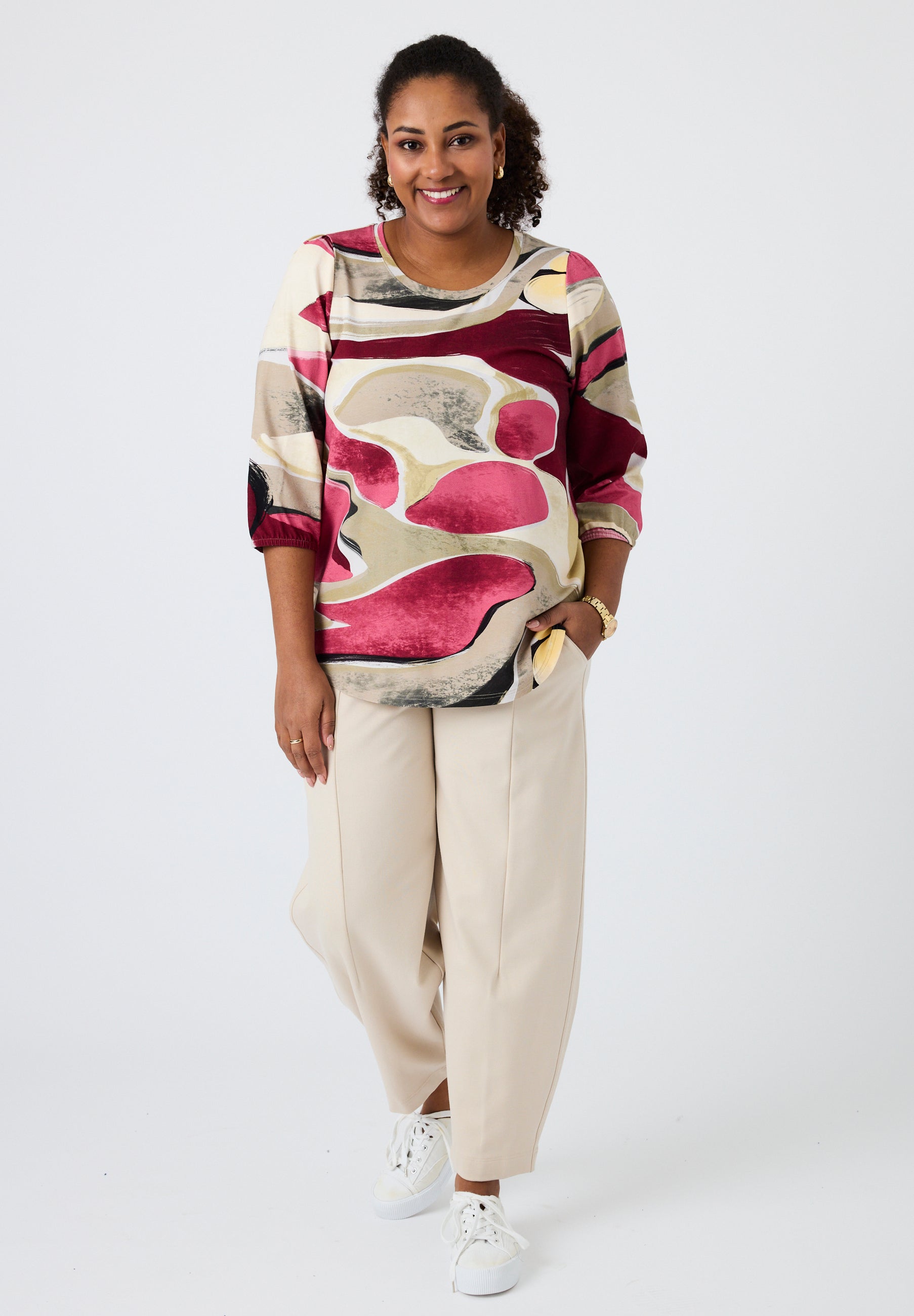 Pont Neuf PNDette Bluser 6620 Dark Pink