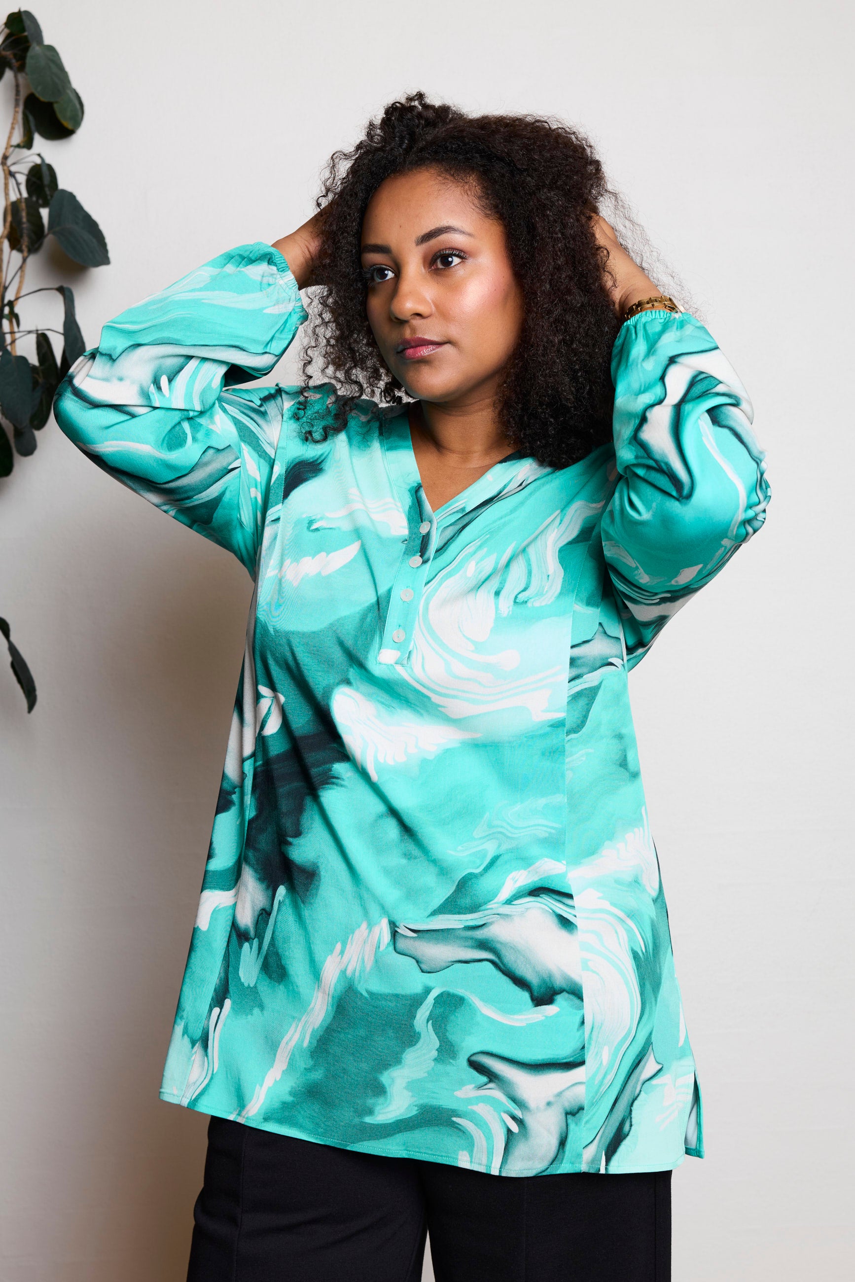Pont Neuf PNDonita Tunikaer 3480 Aqua Green