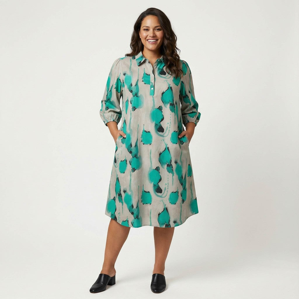 Pont Neuf PNDucca Kjoler 3480 Aqua Green