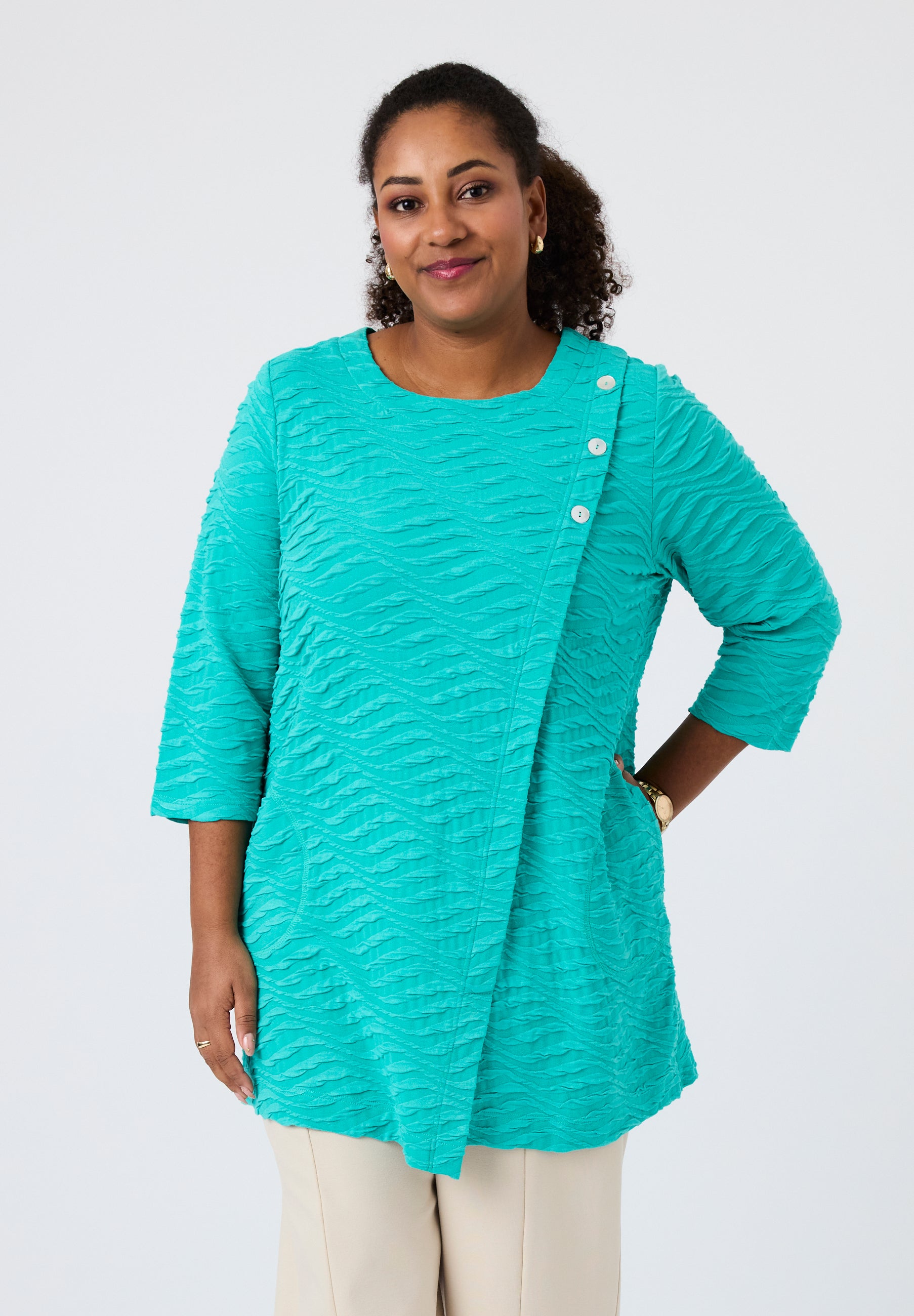 Pont Neuf PNEdvia Tunikaer 3480 Aqua Green