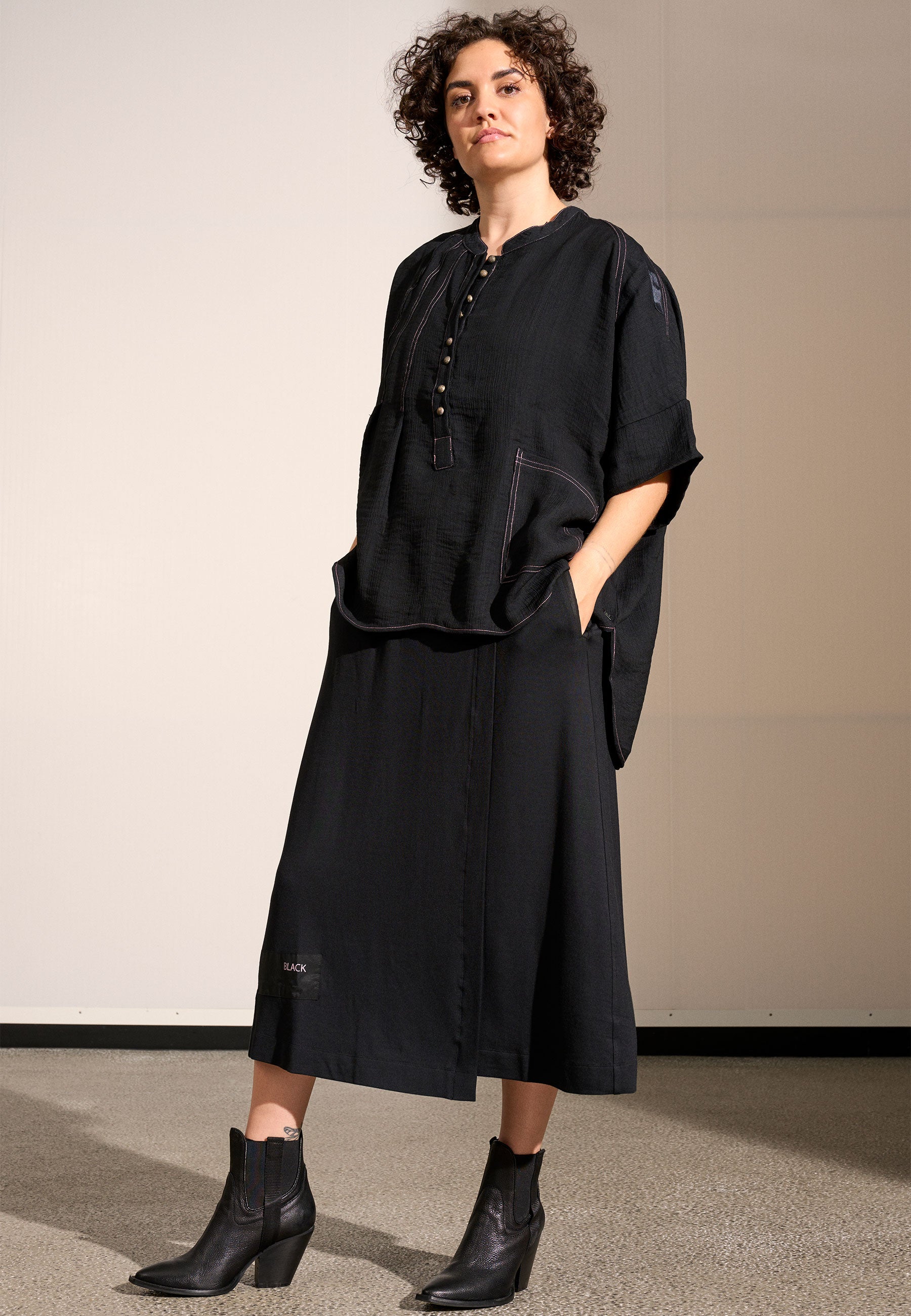 Pont Neuf PNElinor Nederdele 9999 BLACK