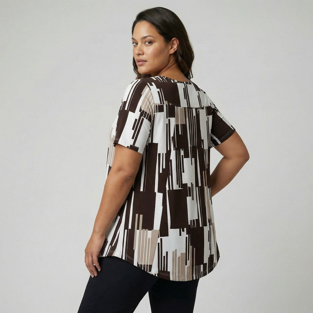Pont Neuf PNElvira Sia T-Shirt 1999 DARK BROWN